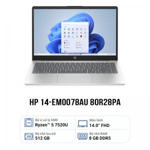Laptop HP 14-em0078AU 80R28PA