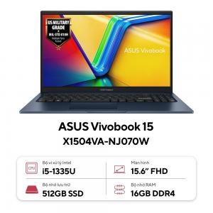Laptop Asus Vivobook 15 X1504VA NJ070W (Core i5-1335U | 16GB | 512GB | Intel Iris Xe | 15.6 inch FHD